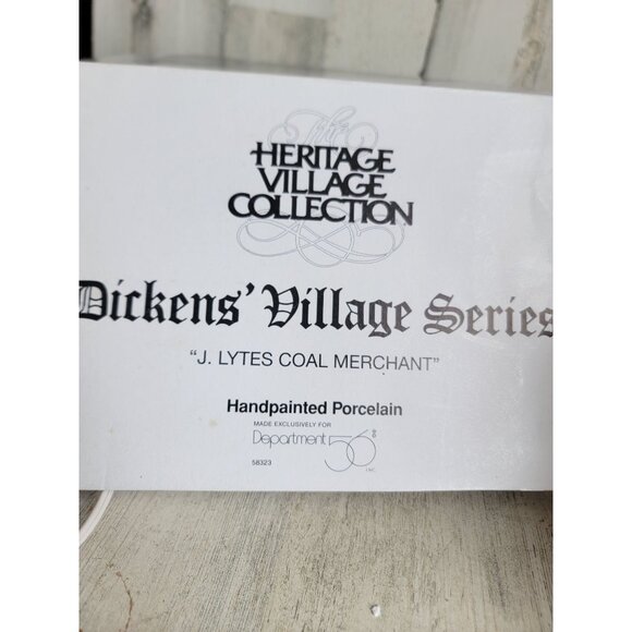 Dept 56 58323 J. Lytes Coal Merchant heritage village accessory xmas - Picture 8 of 8